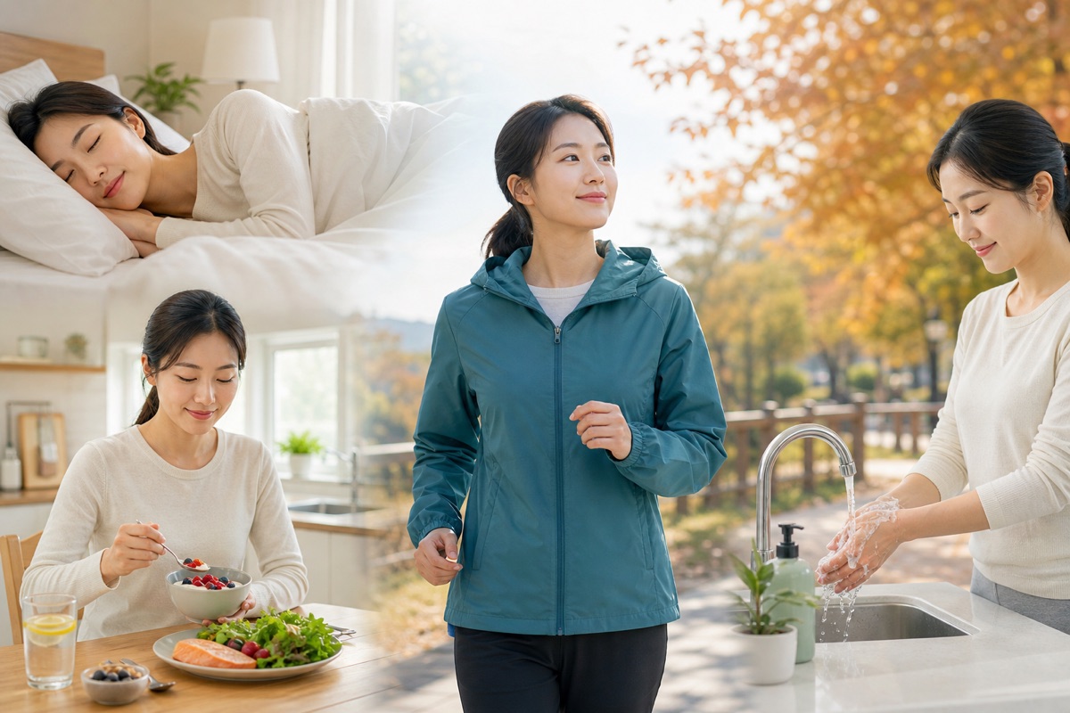 수면 식사 운동을 챙기는 환절기 건강 루틴