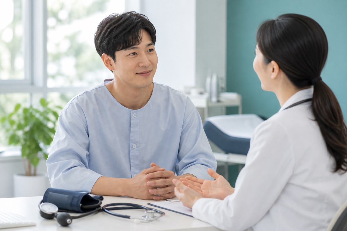 국가건강검진을 받는 성인