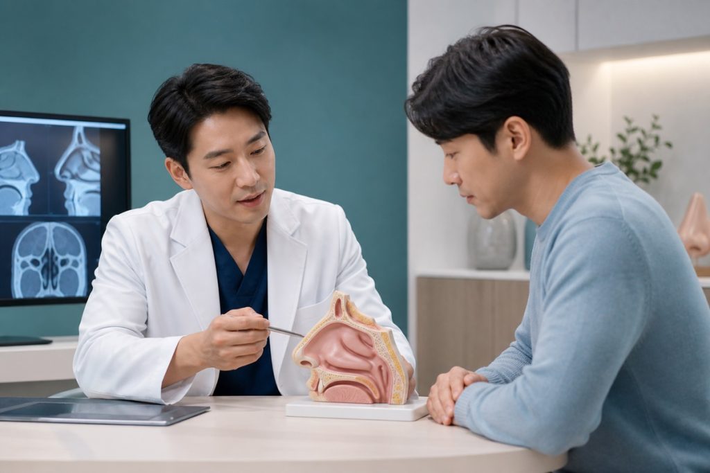 비염 수술 전 이비인후과 상담